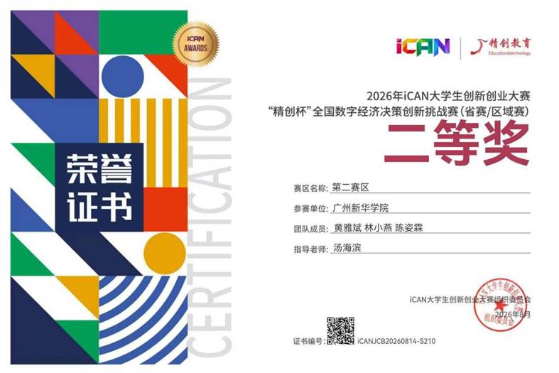 2026数字经济决策创新挑战赛-区域赛二等奖