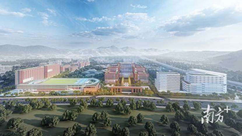 广州新华学院（广州天河校区）规划图。